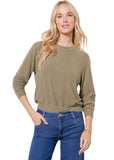 Brushed Slim Cargo Pullover