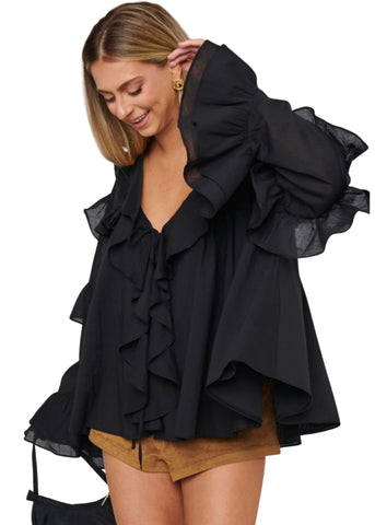 Joss Ruffle Top