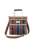 Palma Mini Metal Handle Tote - Cassis