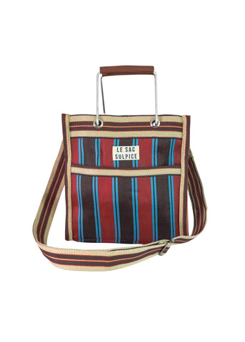Palma Mini Metal Handle Tote - Cassis