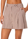 Preston Brown Checker Short
