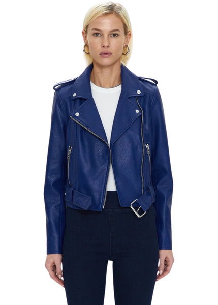 Tracy Moto Jacket - Electric Blue