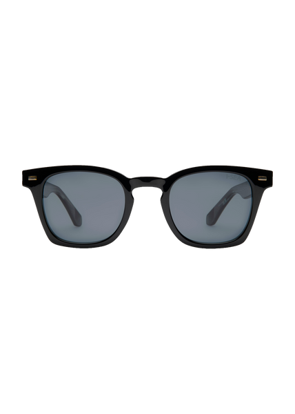 Palmer Sunglasses in Black/Smoke
