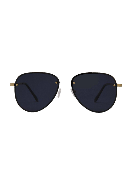 River Sunglasses in Gold/Smoke