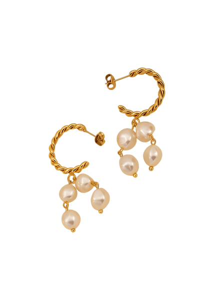 Isla Pearl Hoops