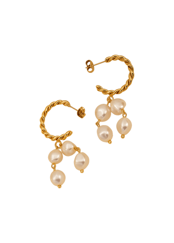 Isla Pearl Hoops