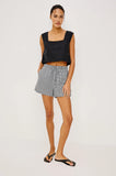 Jenner Shorts - Black Gingham