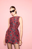 Amanda Uprichard Banco Dress in Rosette Jacquard