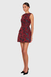 Amanda Uprichard Banco Dress in Rosette Jacquard
