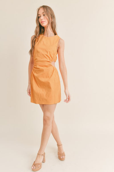 Kiana Mini Dress - Orange