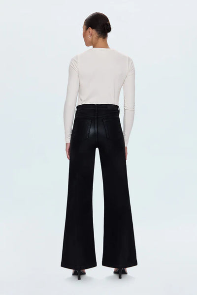 Lana Pant - Coated Noir