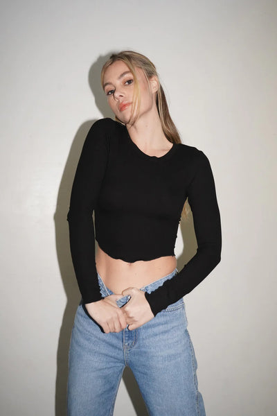 Arya Cropped Long Sleeve