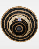 Isadora Hat - Black Stripe