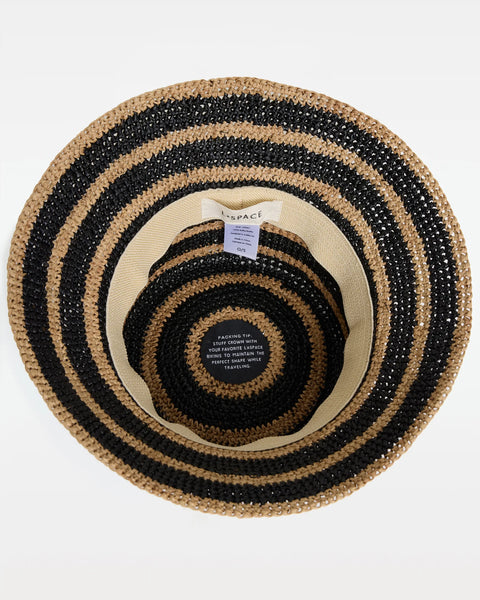 Isadora Hat - Black Stripe