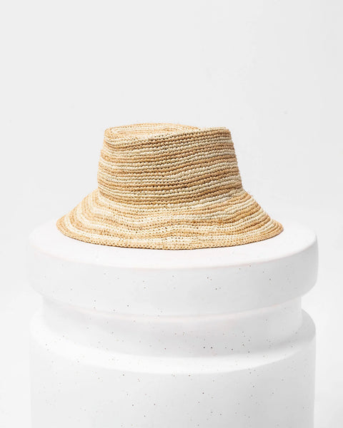 Isadora Hat - Natural Stripe