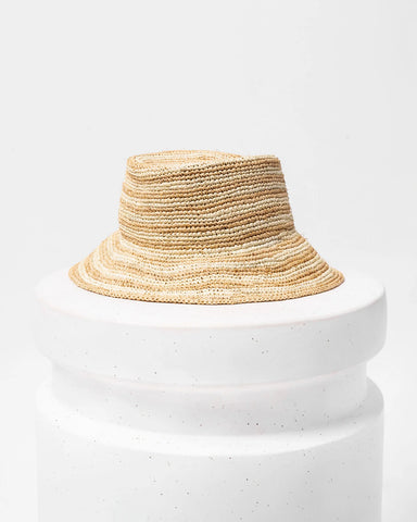 Isadora Hat - Natural Stripe