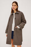 Mattie Jacket in Tapenade Check