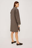 Mattie Jacket in Tapenade Check, back view