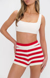 Devin Shorts - Red Stripe