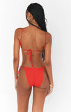 Tides Bottom - Red Scrunch