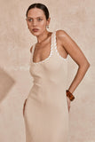 Outline Knit Midi Dress