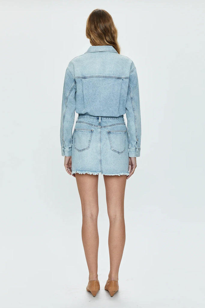 pistola nina denim mini dress Pistola Nina Long Sleeve Mini Dress