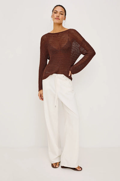 Normandie Relaxed Pant - Ivory
