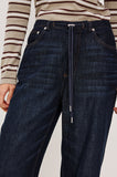 Normandie Pant in Rinse Wash - mid body