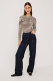 Normandie Pant in Rinse Wash - full body