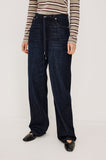 Normandie Pant in Rinse Wash - detail
