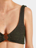 Nadine Bikini - Metallic Khaki