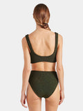 Nadine Bikini - Metallic Khaki