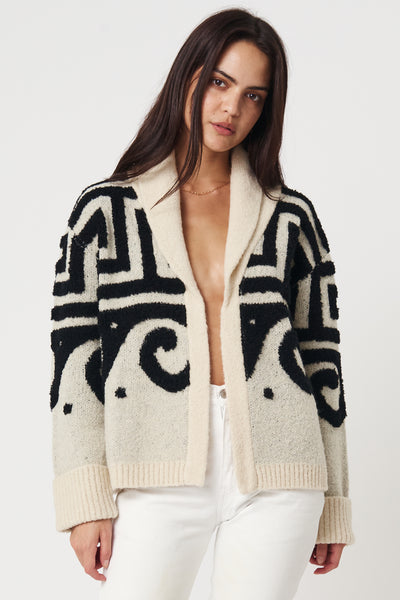 Jiji Lapel Cardigan