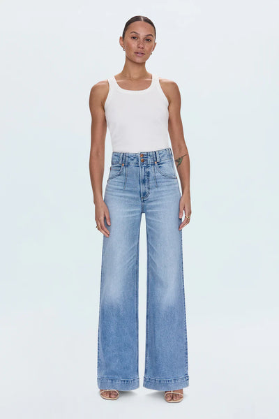 Lana High Rise Ultra Wide Leg Jean - Terrace
