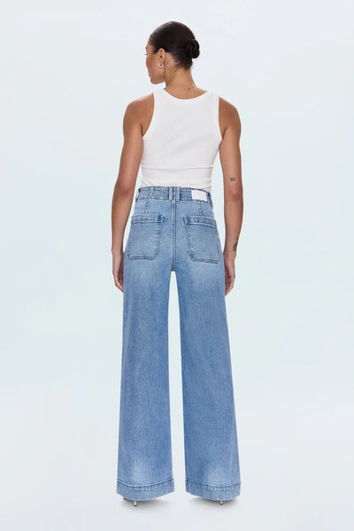 Lana High Rise Ultra Wide Leg Jean - Terrace