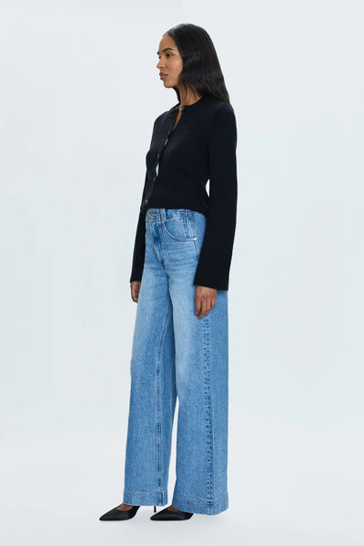 Lana Double Button Jean