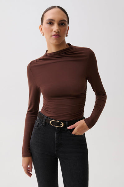 Nathalia Top in Woodland, side view
