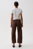 Sabrina Curved Utility Pant in Lindt, detail