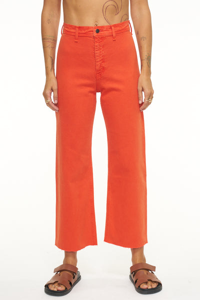Penny Crop Jean - Blood Orange
