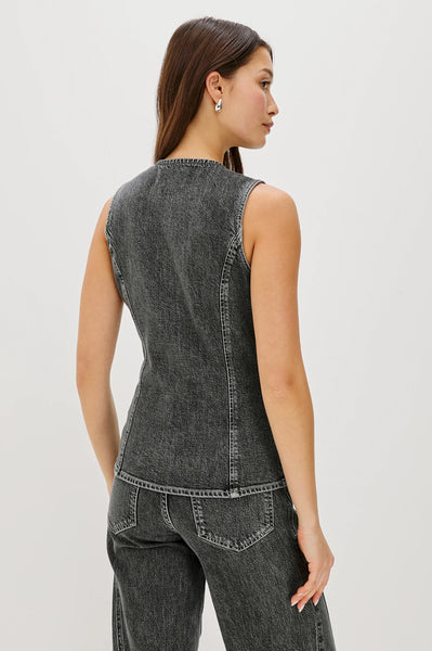 Portola Vest - Washed Charcoal