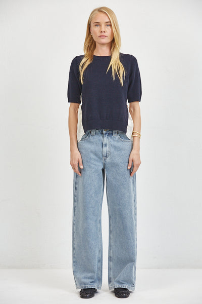 Liora Top in Navy, original front photo