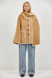 Eliette Coat in Camel, original photo