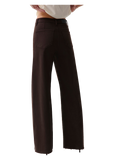 Penny High Rise Wide Leg Jean in Mocha, back view