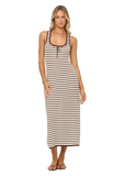 Rosalie Maxi Dress in Cafe Cream