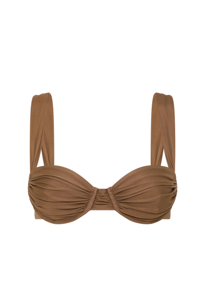 Sol Bikini Top - Cocoa