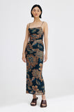 Verona Dress - Gold Tapestry