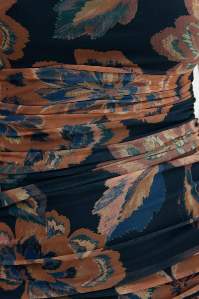Verona Dress - Gold Tapestry