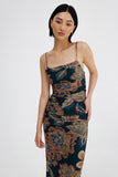 Verona Dress - Gold Tapestry