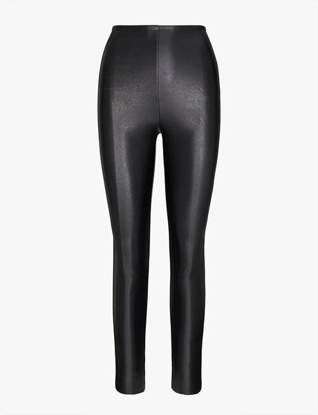 Faux Leather Legging - Black