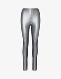 Faux Leather Legging - Platinum